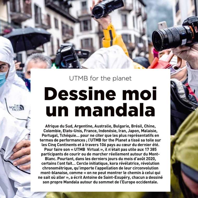 « Dessine-moi un mandala » — UTMB for the Planet