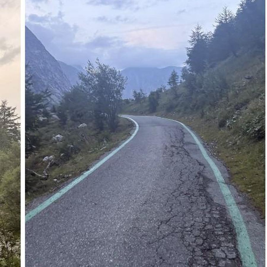 La route du Val Ferret